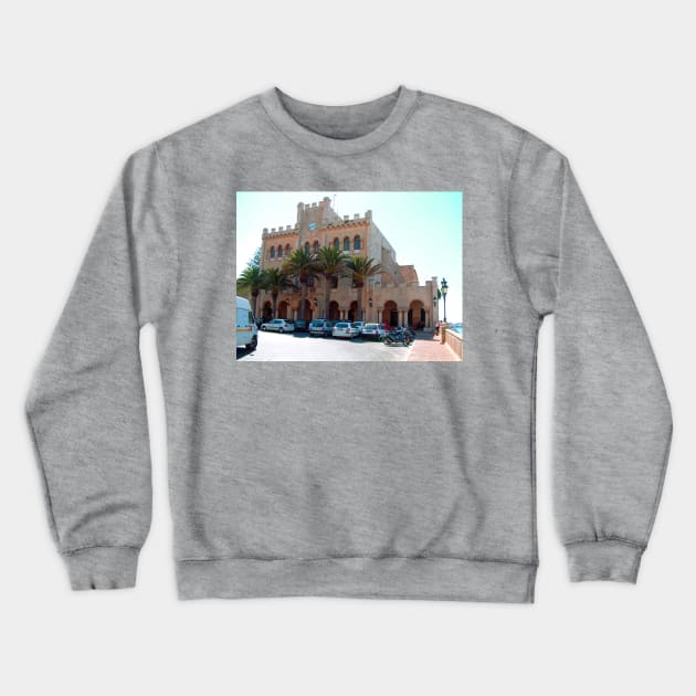 Ciutadella Town Hall II Crewneck Sweatshirt by tomg